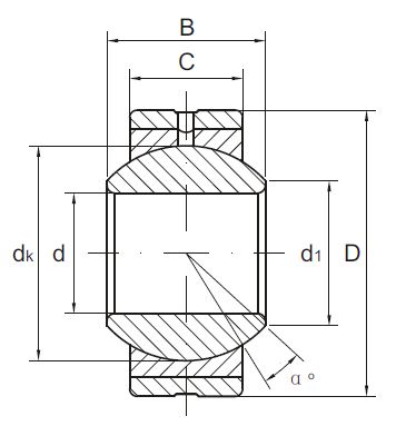 S...PB, special bearing + bush, three pieces, 3-30mm
